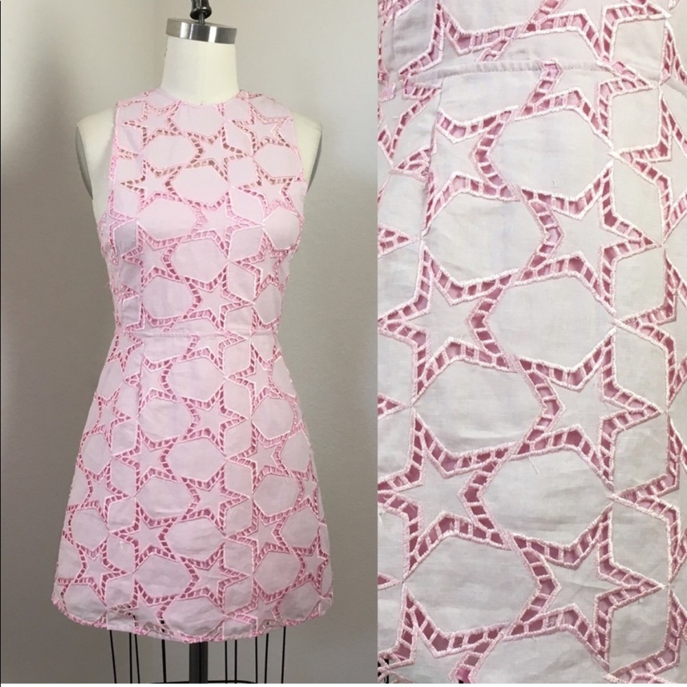 TALULAH Star Embroidered Sheath Dress H-705